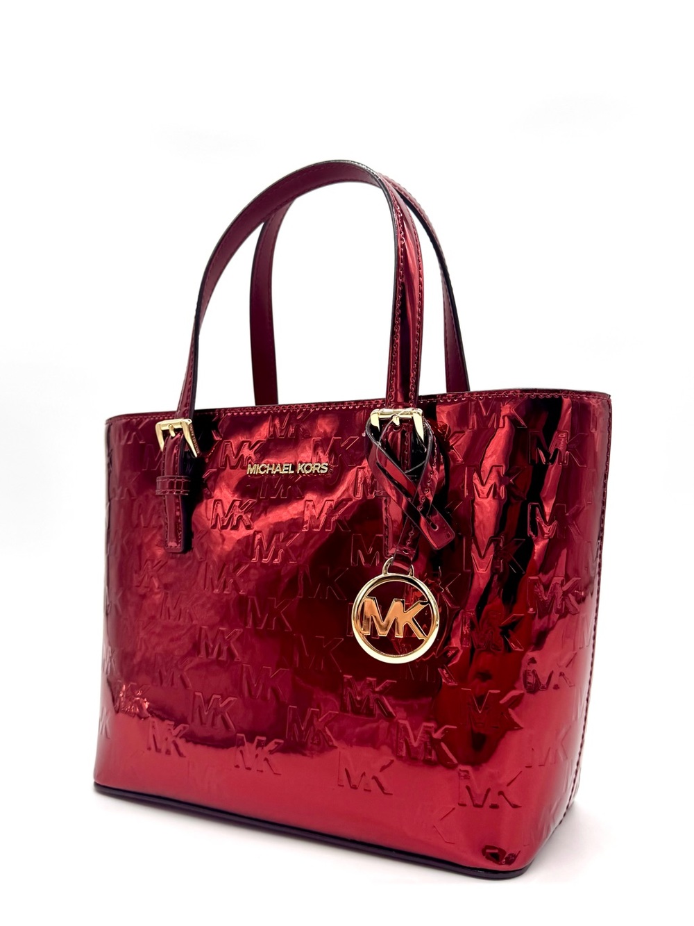 Michael Kors Jet Set Travel XS TZ Tote Bag Cherry